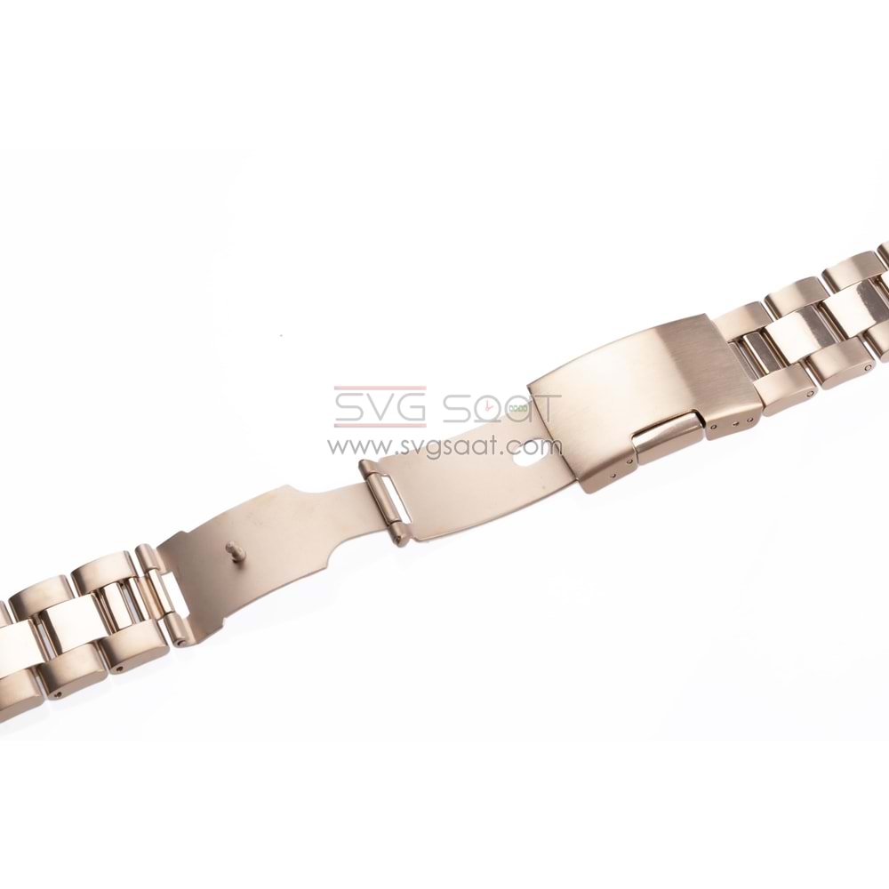 Paslanmaz Çelik Kordon MK1004 - Rose Gold - 22MM — fotoğraf 3