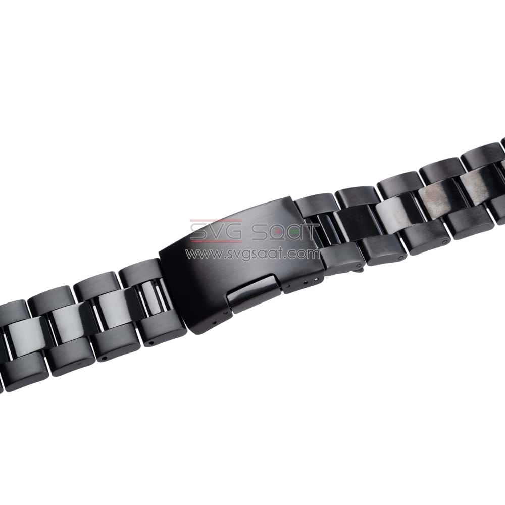 Paslanmaz Çelik Kordon MK1004 - Siyah - 26MM
