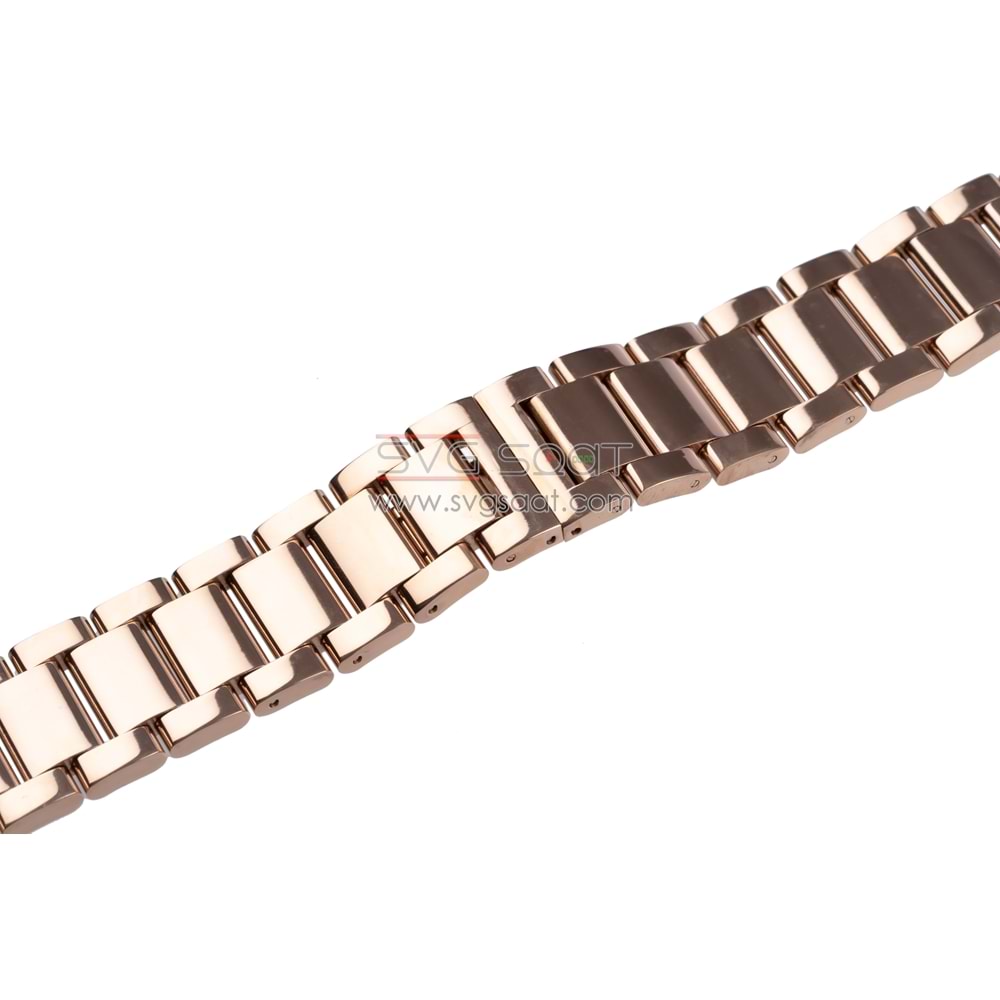 Paslanmaz Çelik Kordon MK1005 - Rose Gold - 22MM