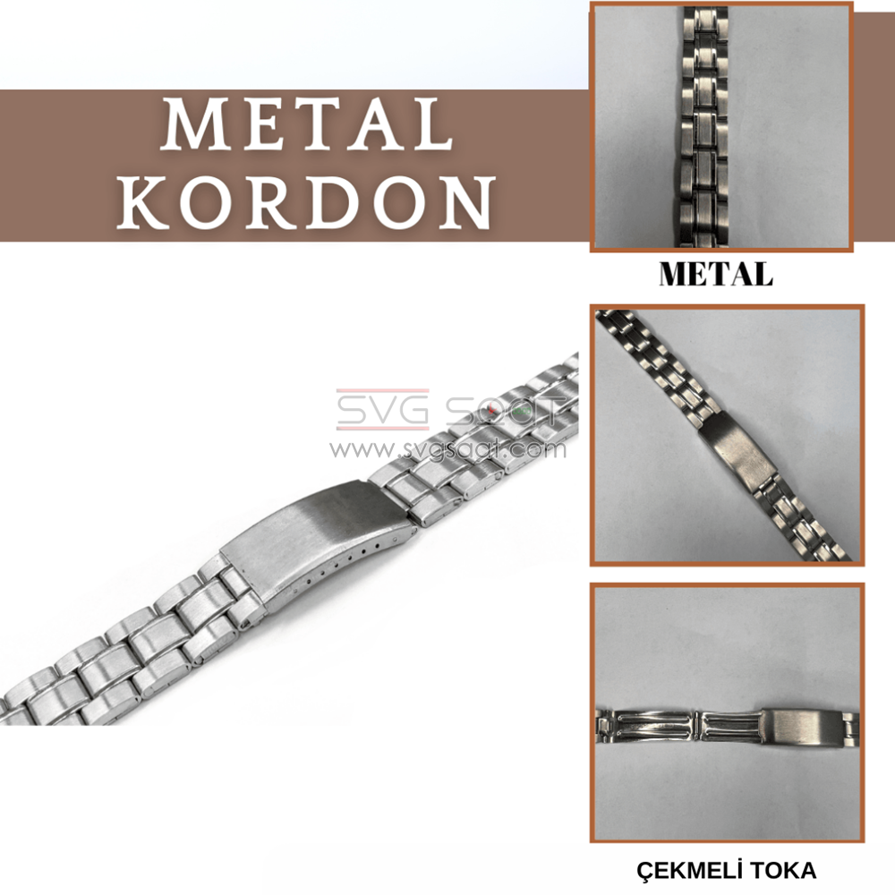 Paslanmaz Metal Kordon MK102 - 12MM — fotoğraf 5