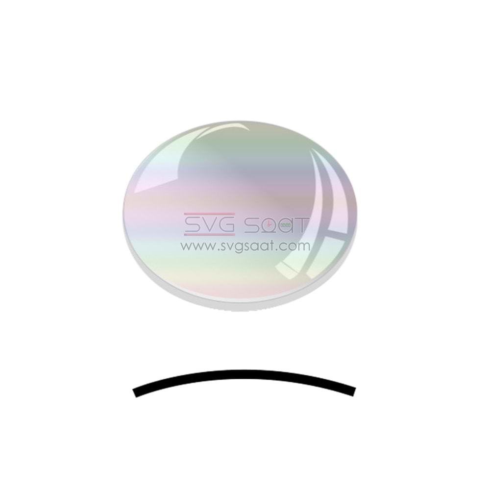 Cabor 395 Antrefle Mineralli Bombeli Saat Camı - Raınbow - 2.0 MM DR