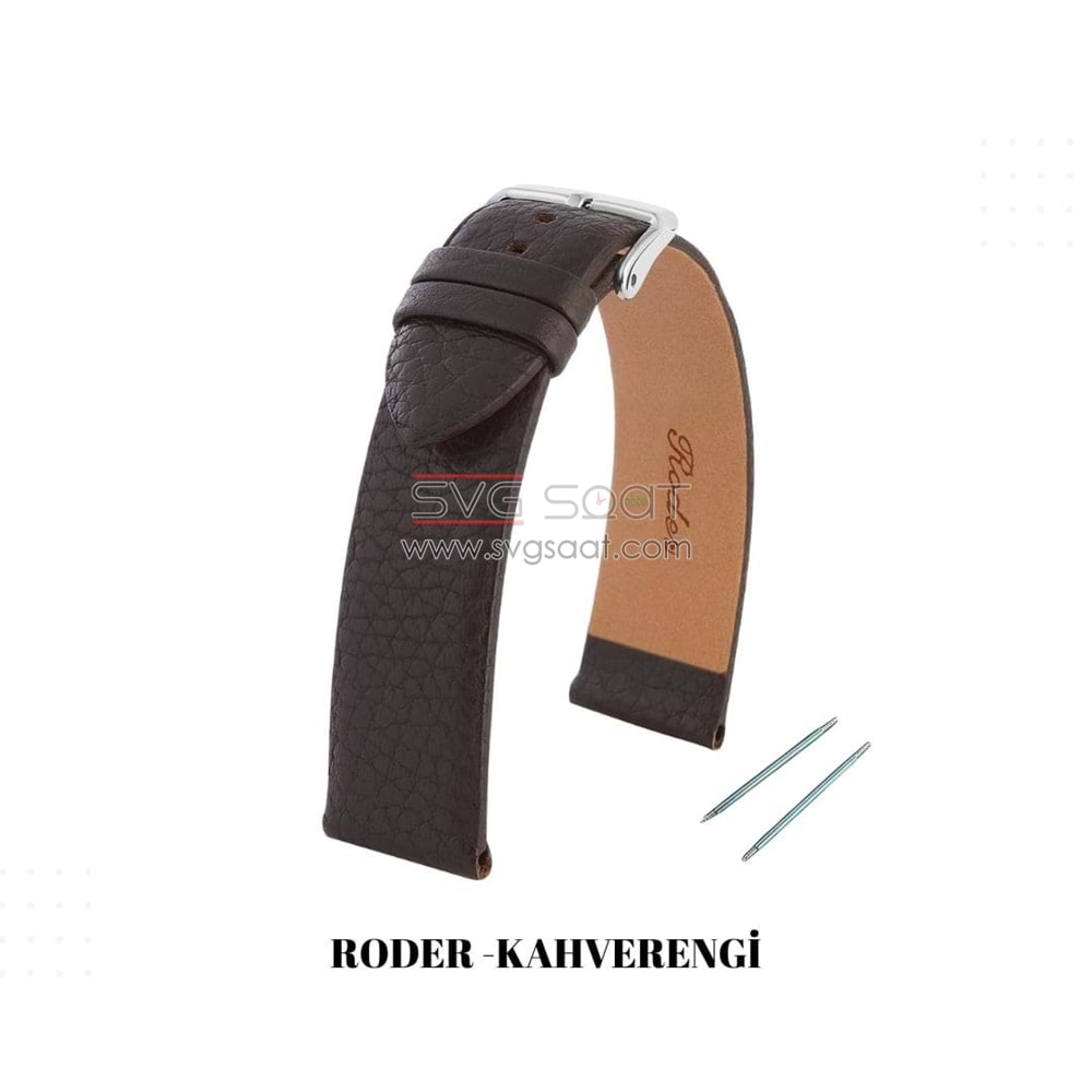 R4175 Roder Deri Kayış - Kahverengi - 22X18MM — fotoğraf 3