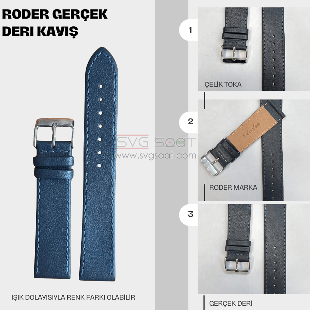 R4150S Roder Deri Kayış - Lacivert