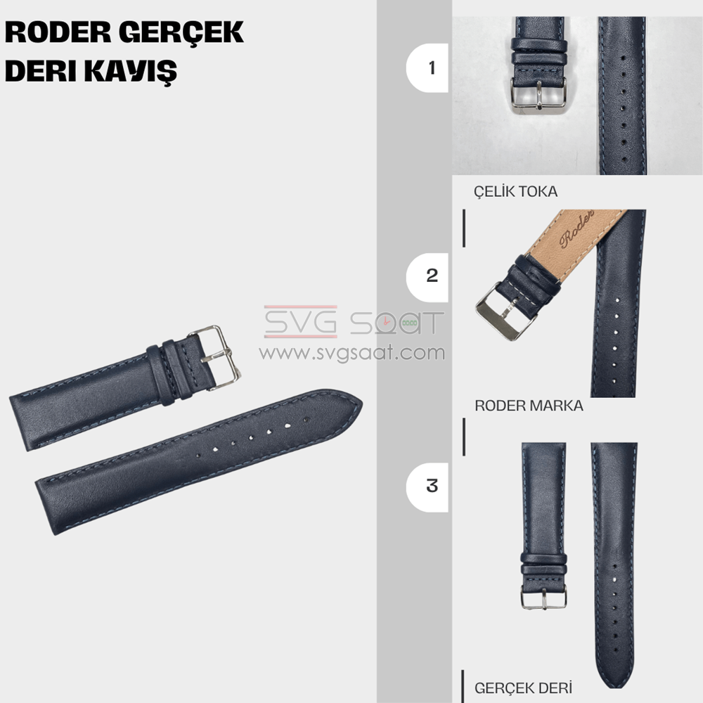 R4176S Roder Deri Kayış - Mavi — fotoğraf 3