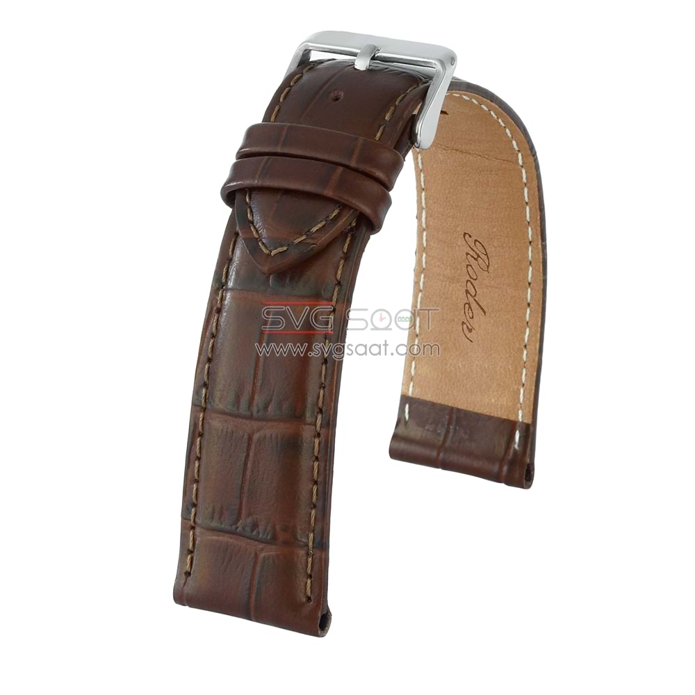 R4102S Roder Deri Kayış - Kahverengi - 22X18MM — fotoğraf 2