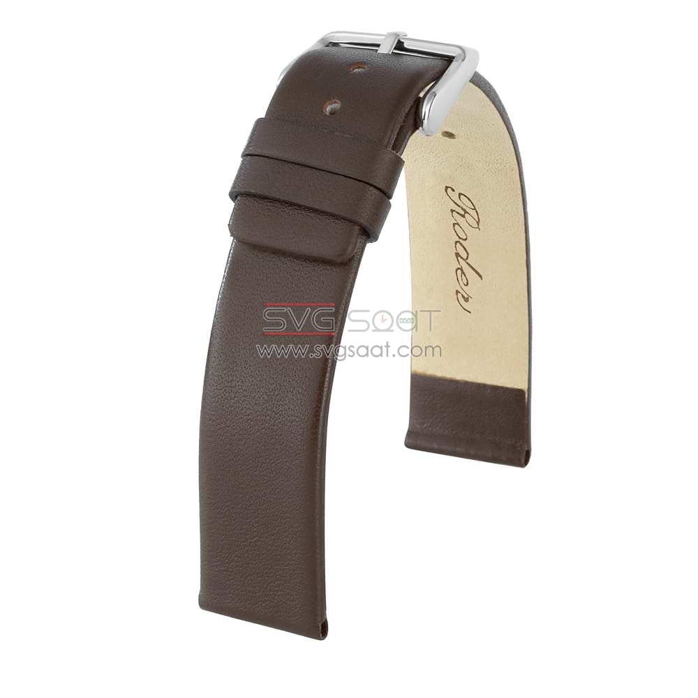 R4103 Roder Deri Kayış - Kahverengi - 24MM