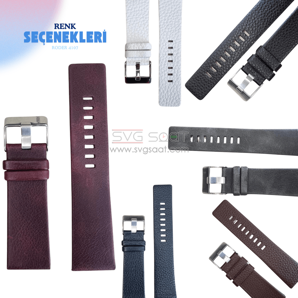 R4109 Roder Deri Kayış - Kahverengi - 22X22MM — fotoğraf 2