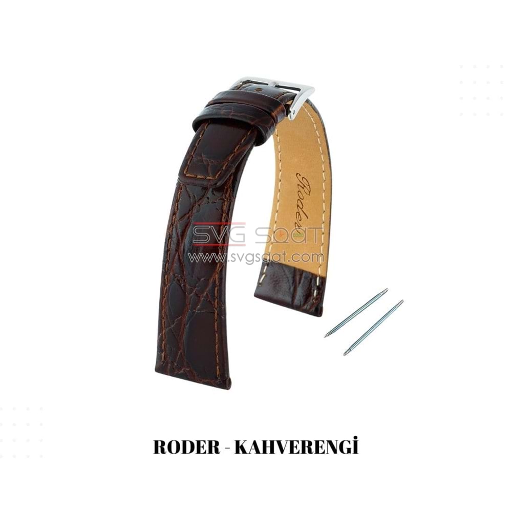 R4149S Roder Deri Kayış - XL - Kahverengi - 22MM — fotoğraf 3