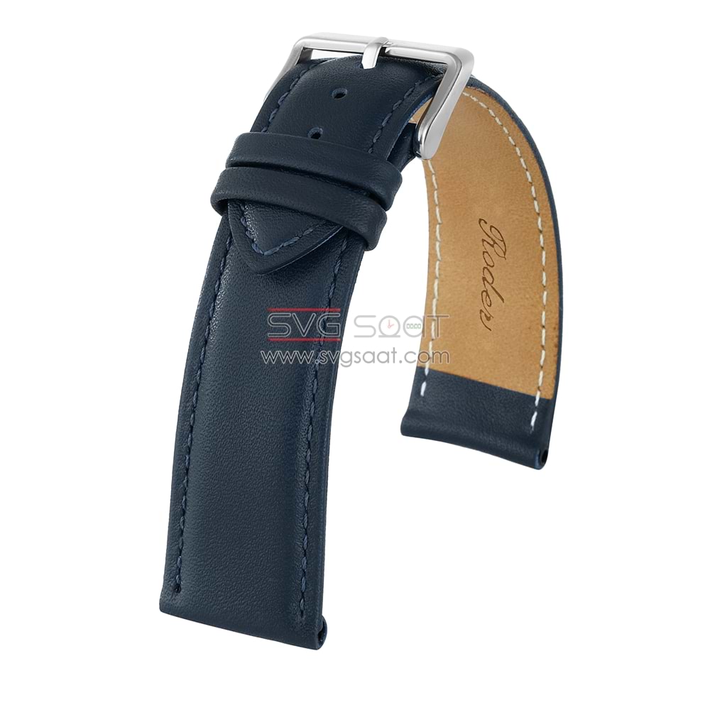 R4106S Roder Deri Kayış - Lacivert - 22MM