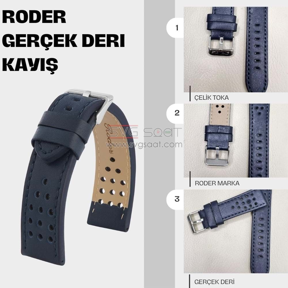 R4141S Roder Deri Kayış - Mavi — fotoğraf 4