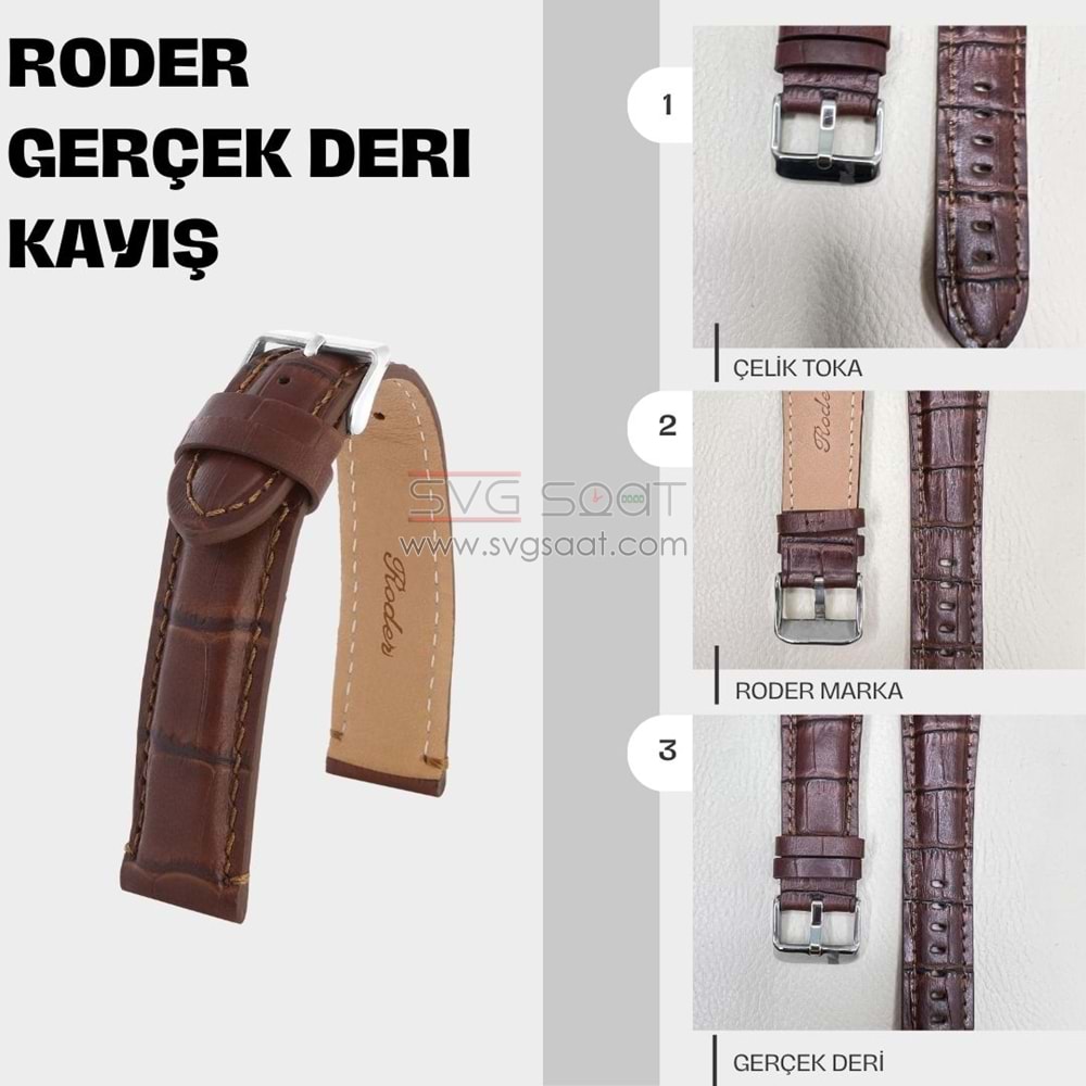 R4137S Roder Deri Kayış - Kahverengi — fotoğraf 5