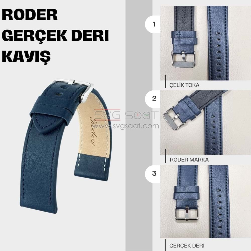 R4136S Roder Deri Kayış - Lacivert — fotoğraf 4