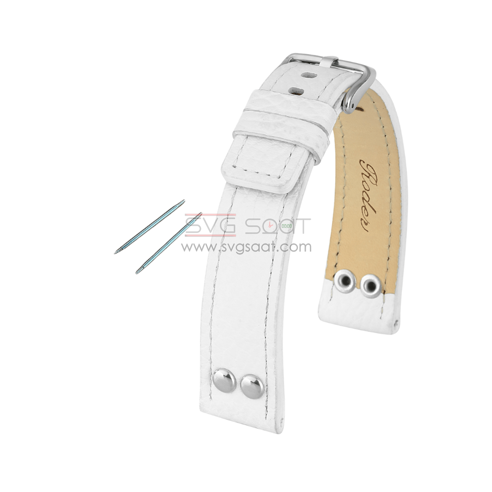 R4133S Roder Deri Kayış XL - Beyaz - 24MM — fotoğraf 2