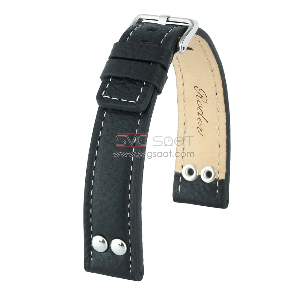 R4133W Roder Deri Kayış Xl- Siyah-beyaz - 24MM — fotoğraf 2