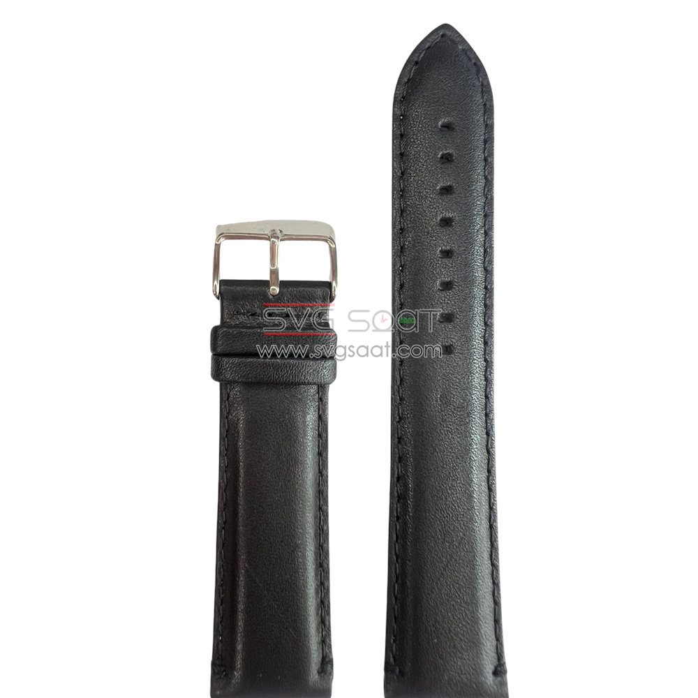 R4120S Roder Deri Kayış - Siyah - 22MM