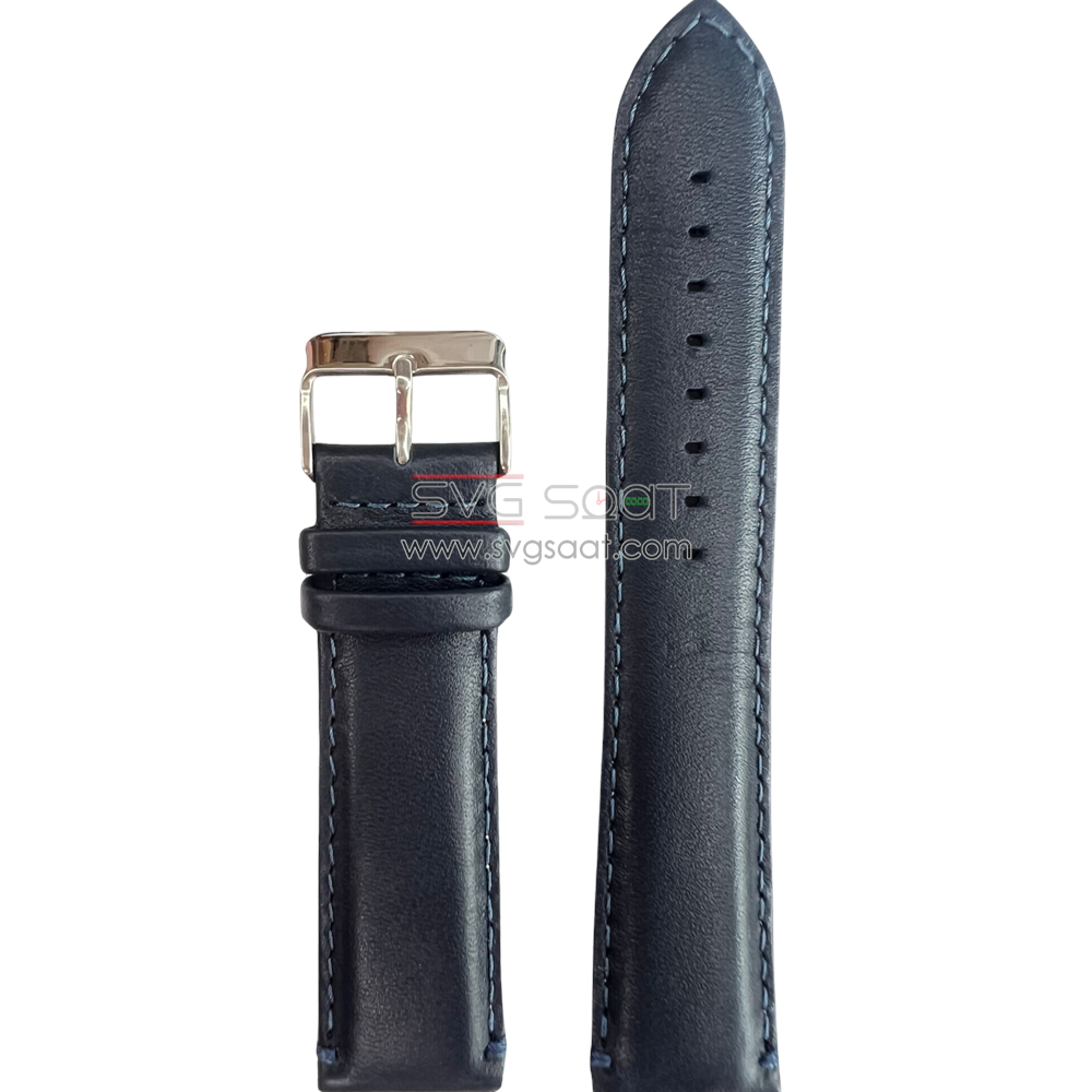 R4120S Roder Deri Kayış - Lacivert - 22MM