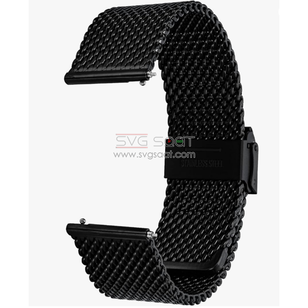 Paslanmaz Çelik Kordon MK1003 - BL - 24MM — fotoğraf 2