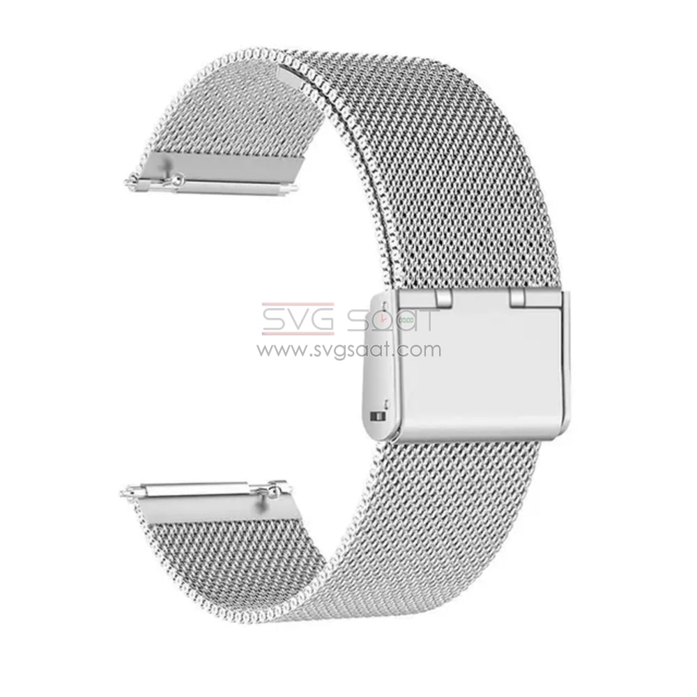 Paslanmaz Çelik Kordon MK1002-SILVER - 22MM — fotoğraf 2