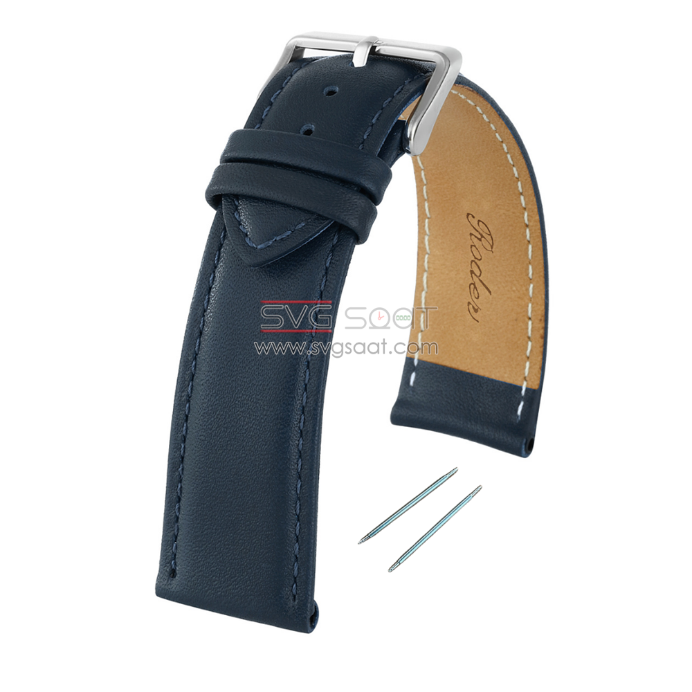 R4106S Roder Deri Kayış XL - Lacivert - 20MM