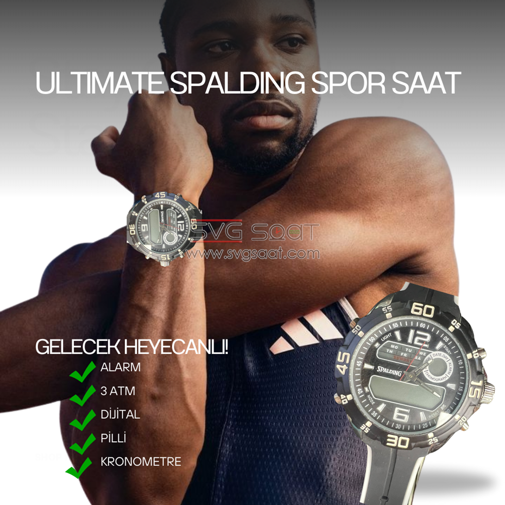 Spaldıng SP-51 Dijital Spor Saat