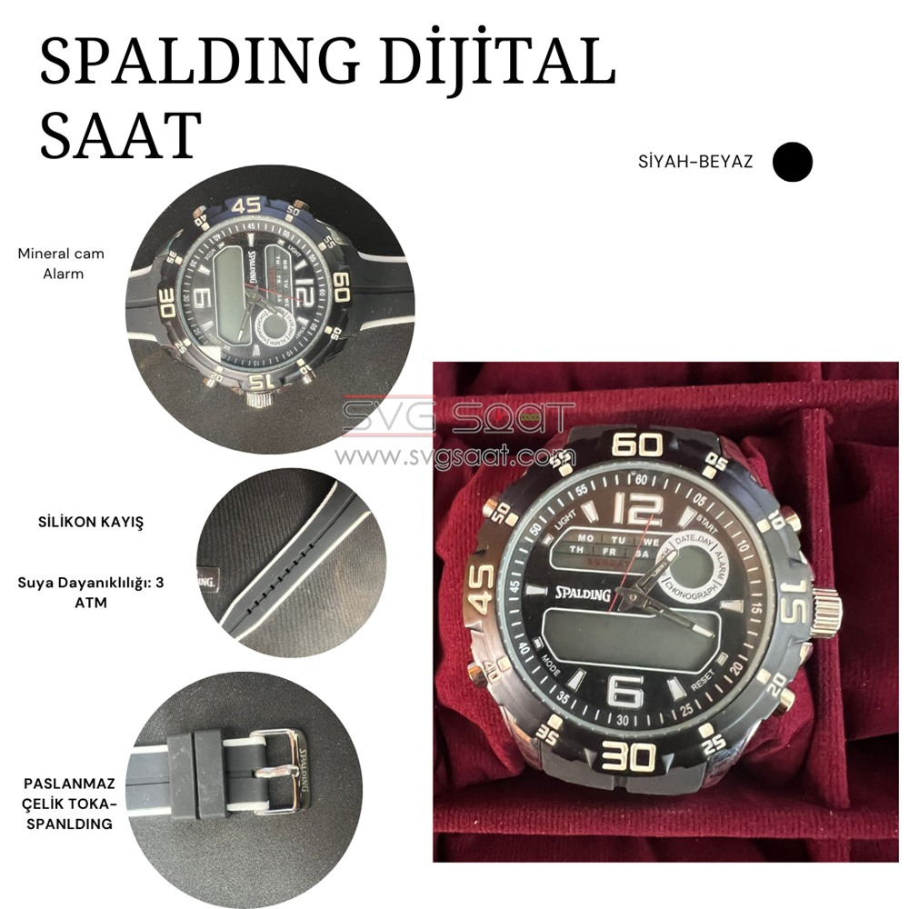 Spaldıng SP-51 Dijital Spor Saat — fotoğraf 2