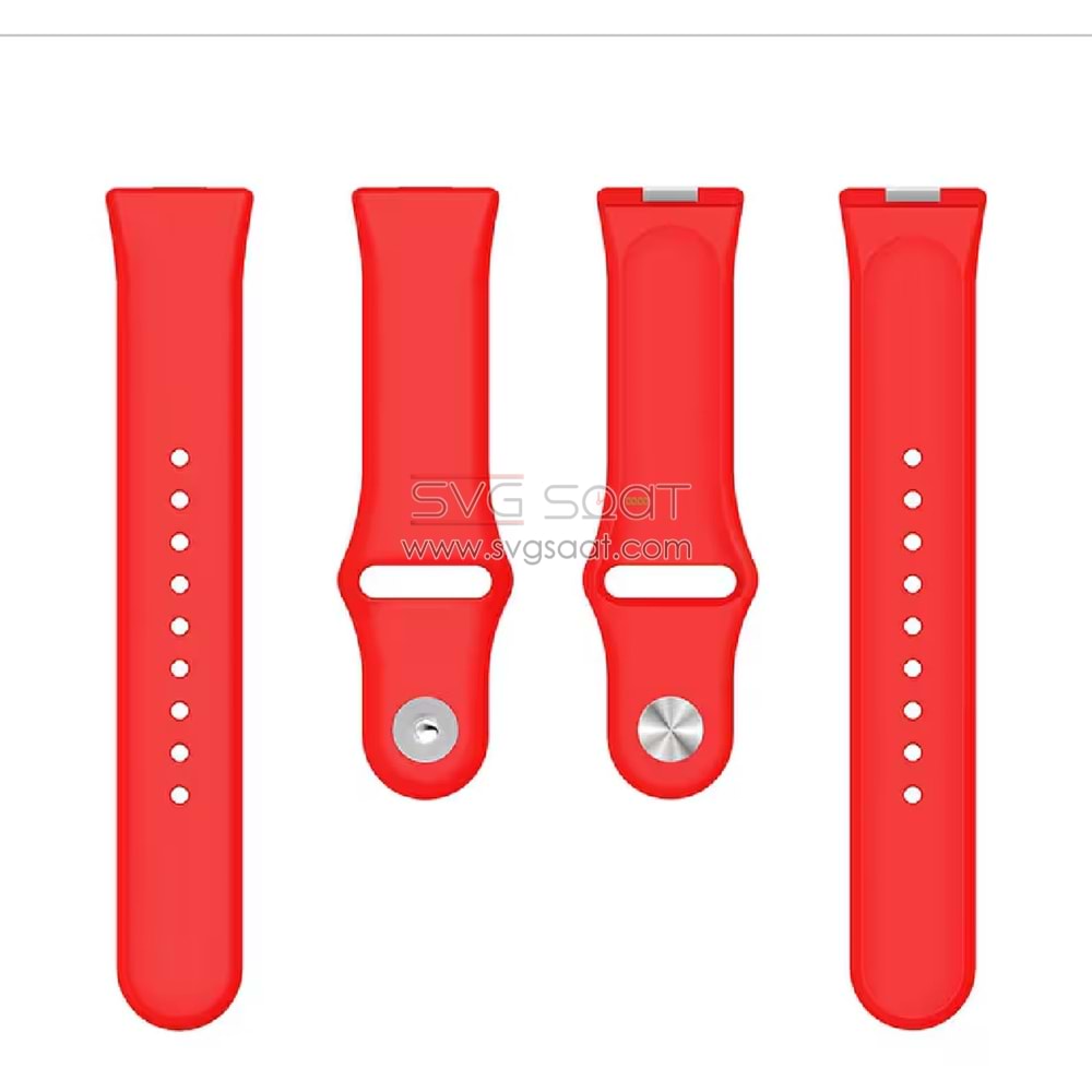 Apple watch uyumlu solo silikon kordon - TURUNCU - 42/44 - M/L — fotoğraf 2