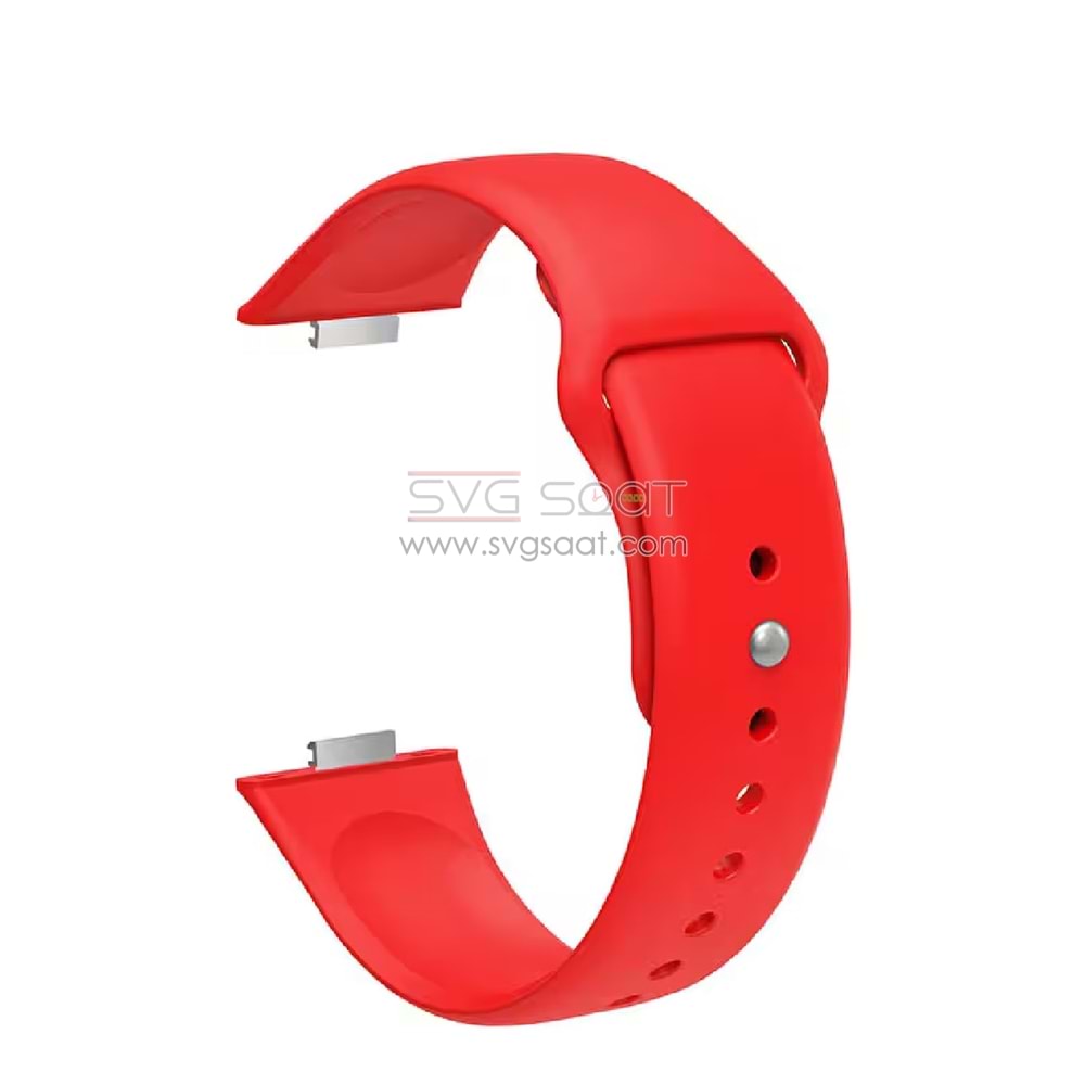 Apple watch uyumlu solo silikon kordon - TURUNCU - 42/44 - M/L — fotoğraf 3