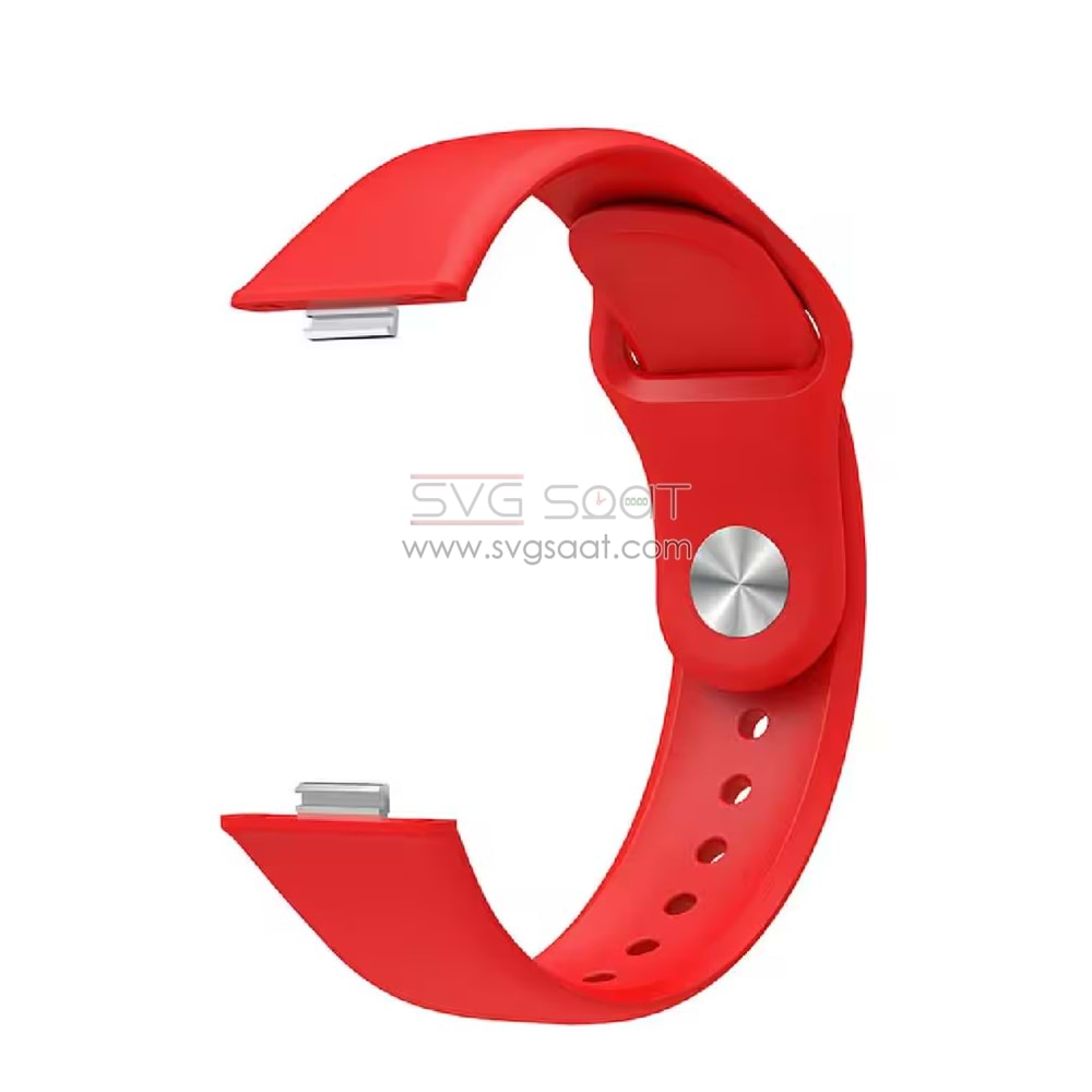 Apple watch uyumlu solo silikon kordon - TURUNCU - 42/44 - M/L — fotoğraf 4