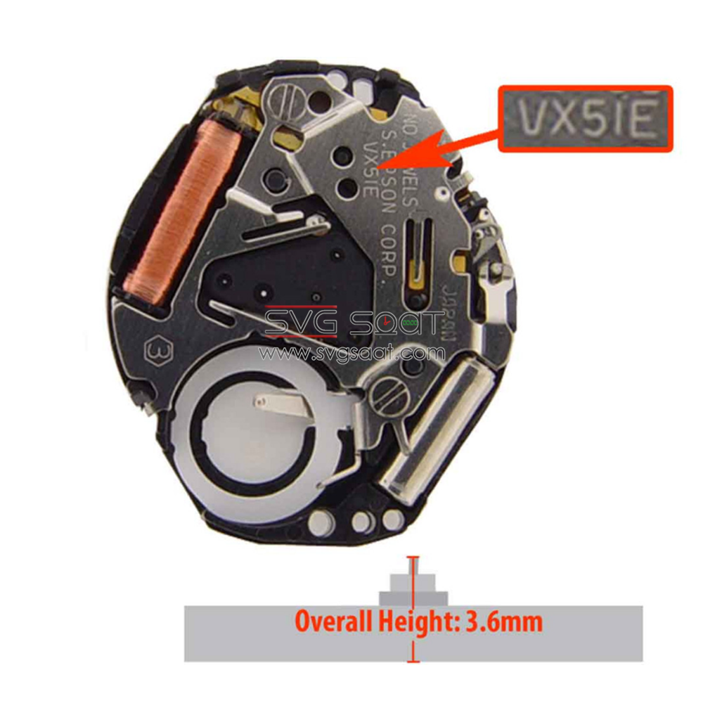 Seıko VX51E Saat Makinası - İadesiz — fotoğraf 2
