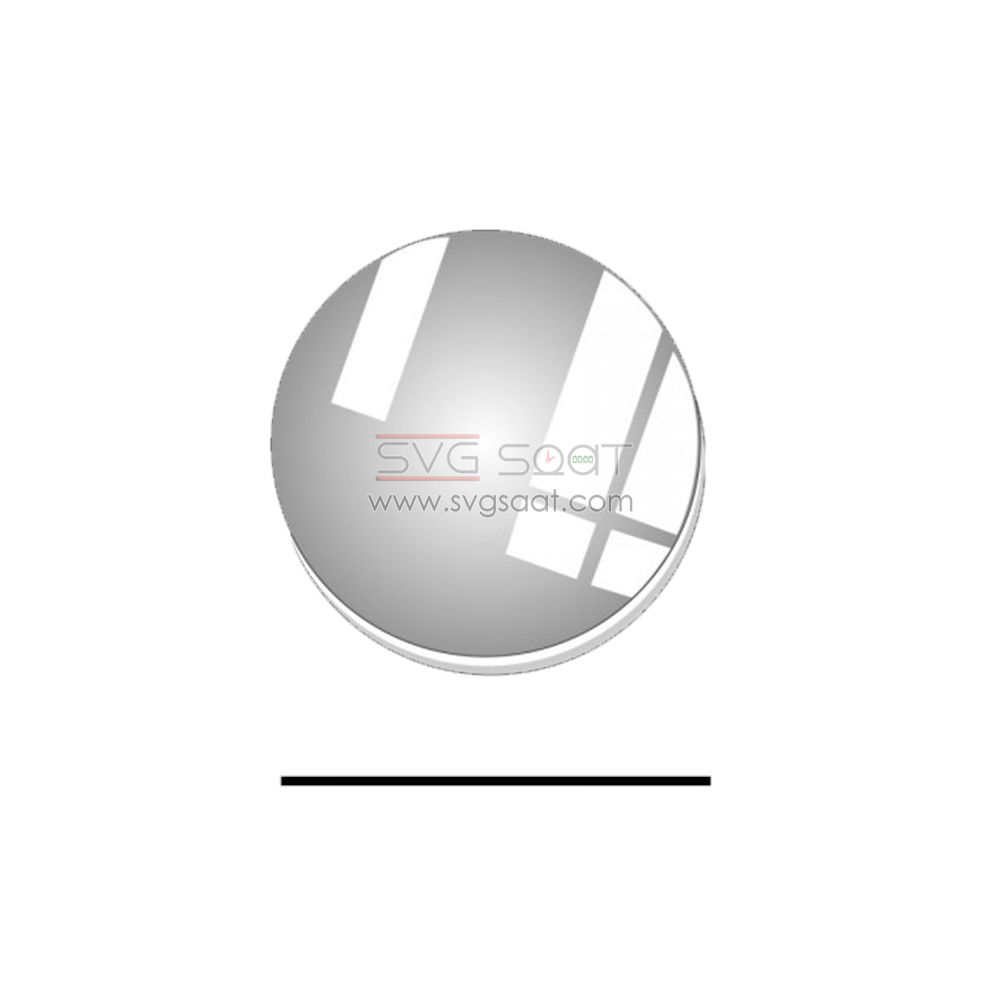 Cabor 406 Düz Mineralli Saat Camı - Şeffaf - 1.0 MM FR