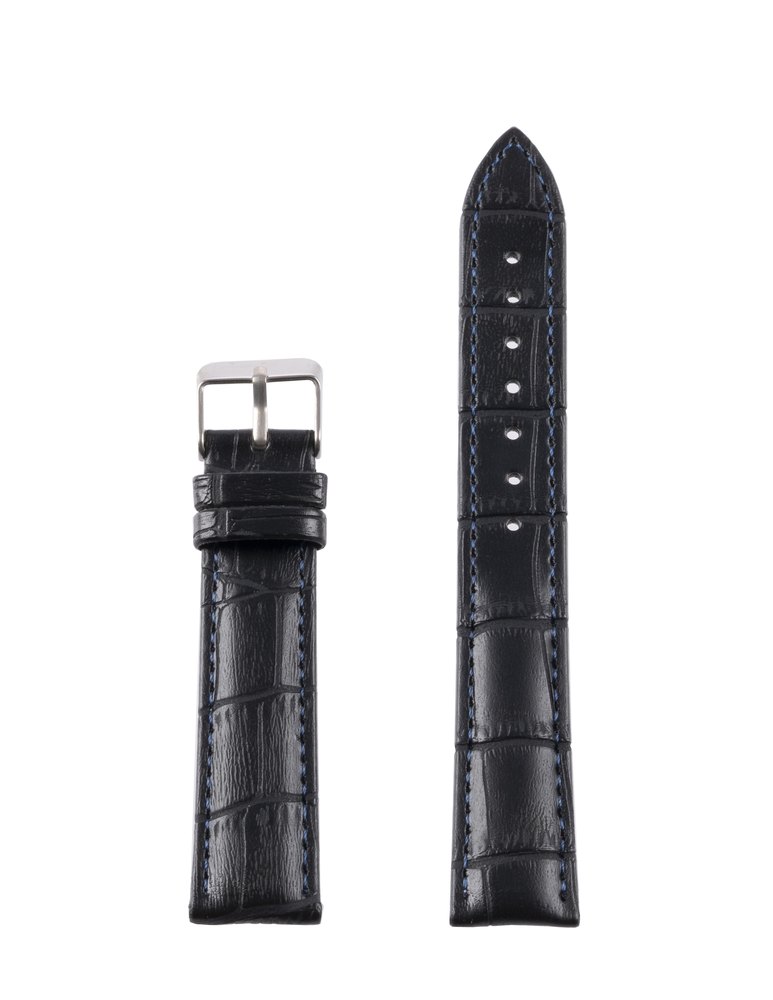 OSO 920 Saat Kordonu - SİYAH - MAVİ - 26MM