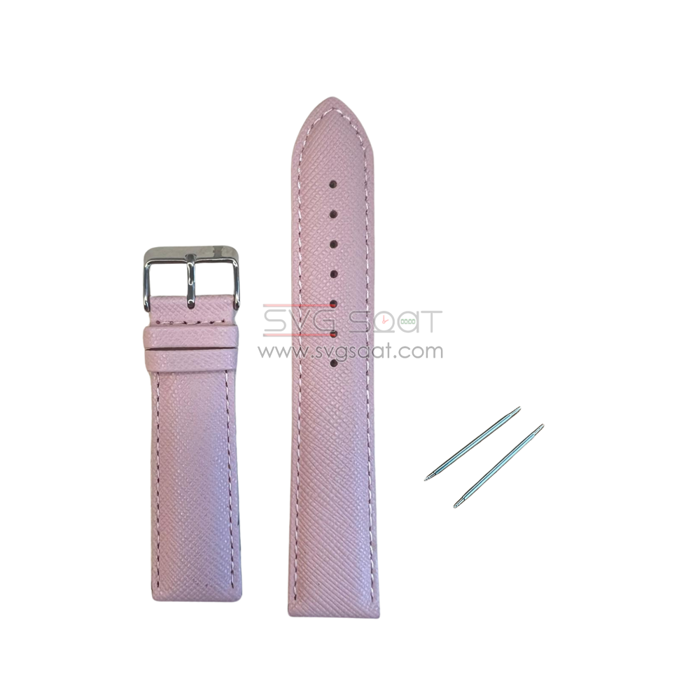 R4107 Roder Deri Kayış - Pembe - 22MM