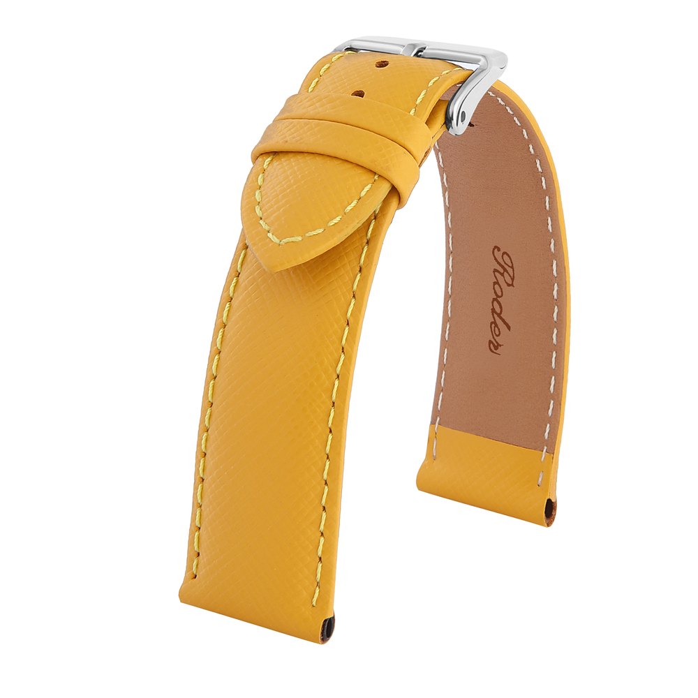 R4107 Roder Deri Kayış - Sarı - 22MM