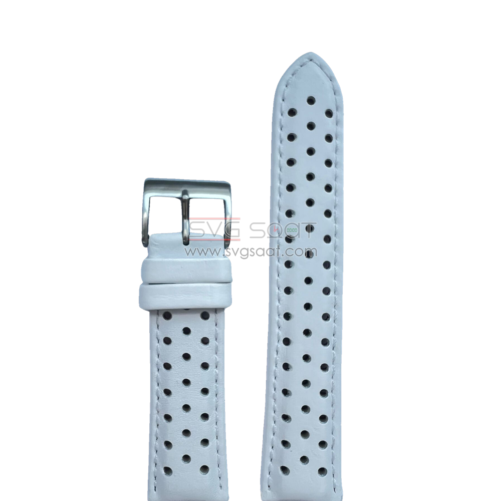 R4126S Roder Deri Kayış - Beyaz - 22MM