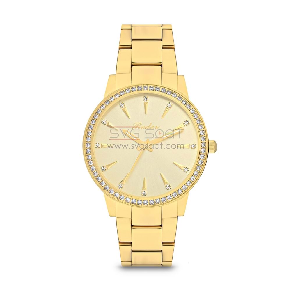 Roder 7230 Gold Klasik Bayan Kol Saati - Gold