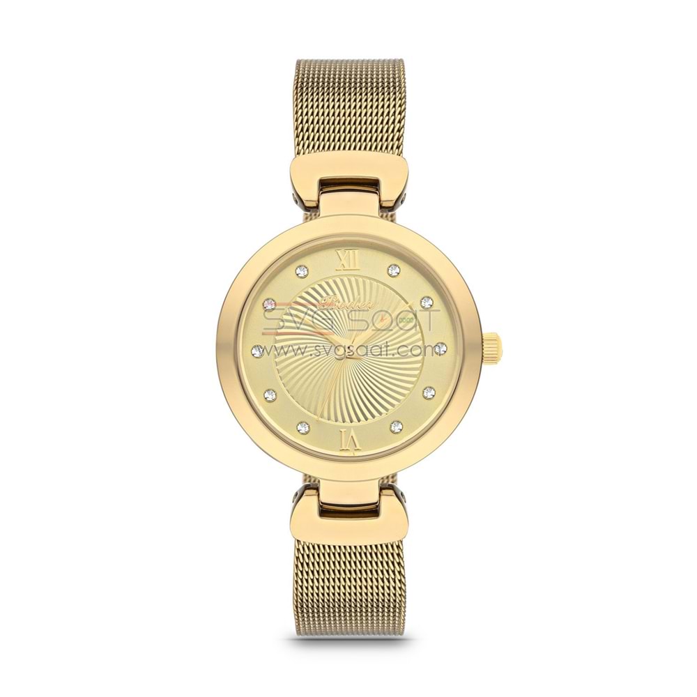 Roder 7250 Gold Klasik Bayan Kol Saati - Gold