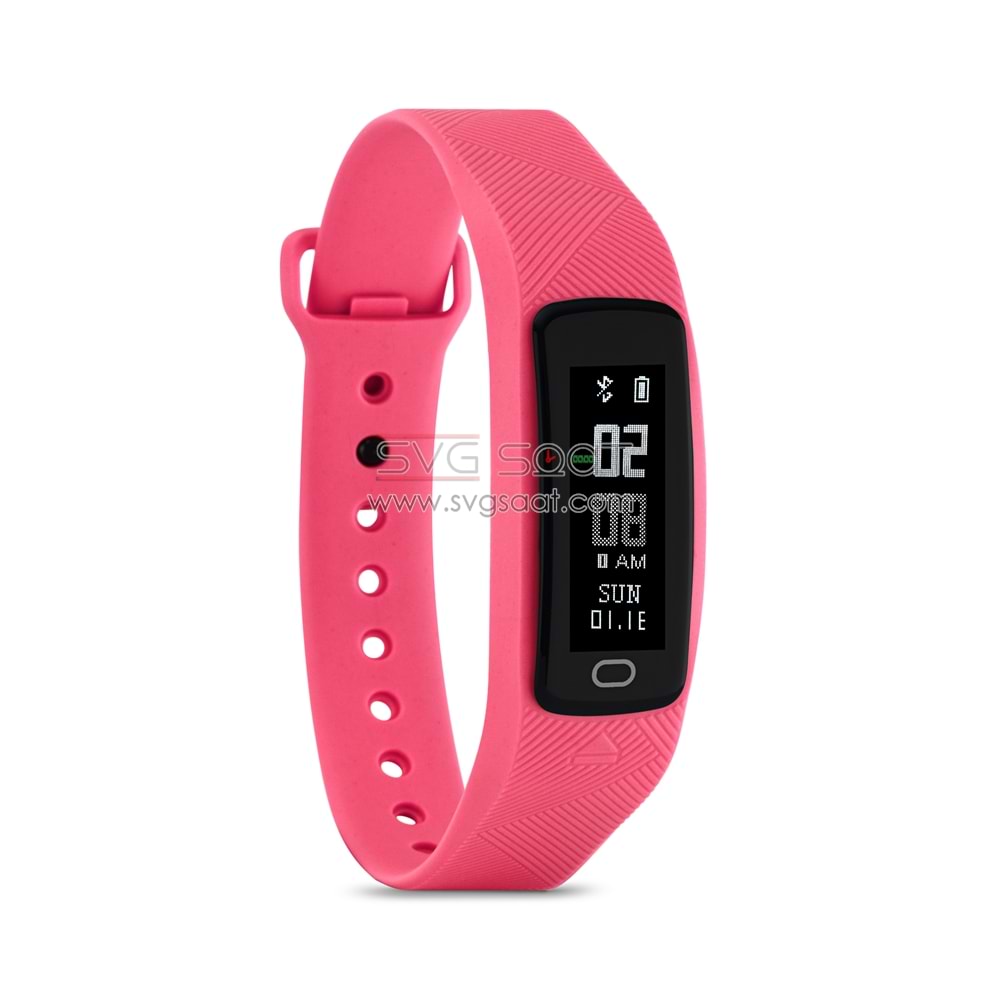 Roder B2 Fit Band Smart Akıllı Bileklik - Pembe