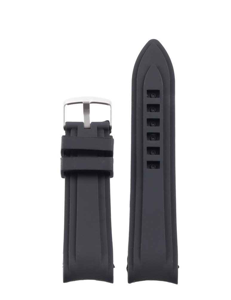 S113 Orjinal Silikon Kordon - SİYAH - 20MM
