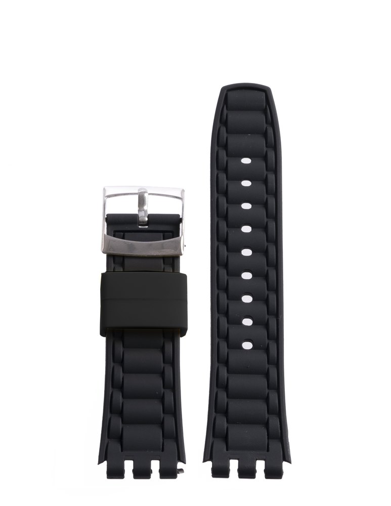 S21 Orjinal Silikon Kordon - SİYAH - 24MM