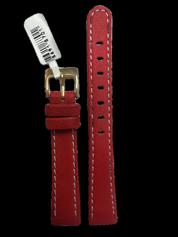 R4106W Roder Deri Kayış - Kırmızı - Beyaz