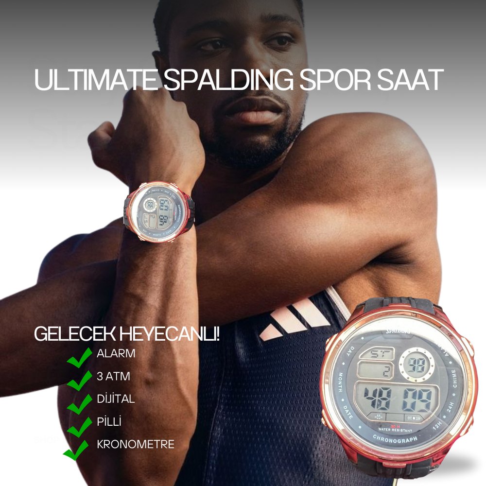 Spaldıng SP-108 Dijital Spor Saat