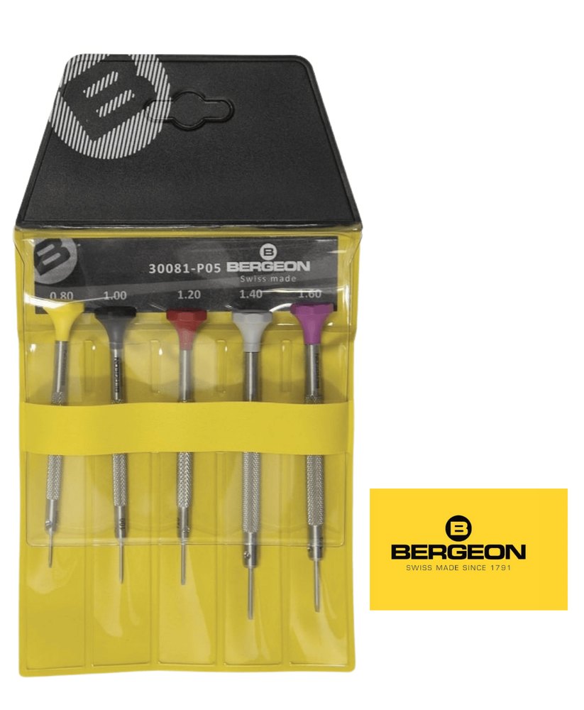 Bergeon 30081 - P05 Beşli Tornavida Set