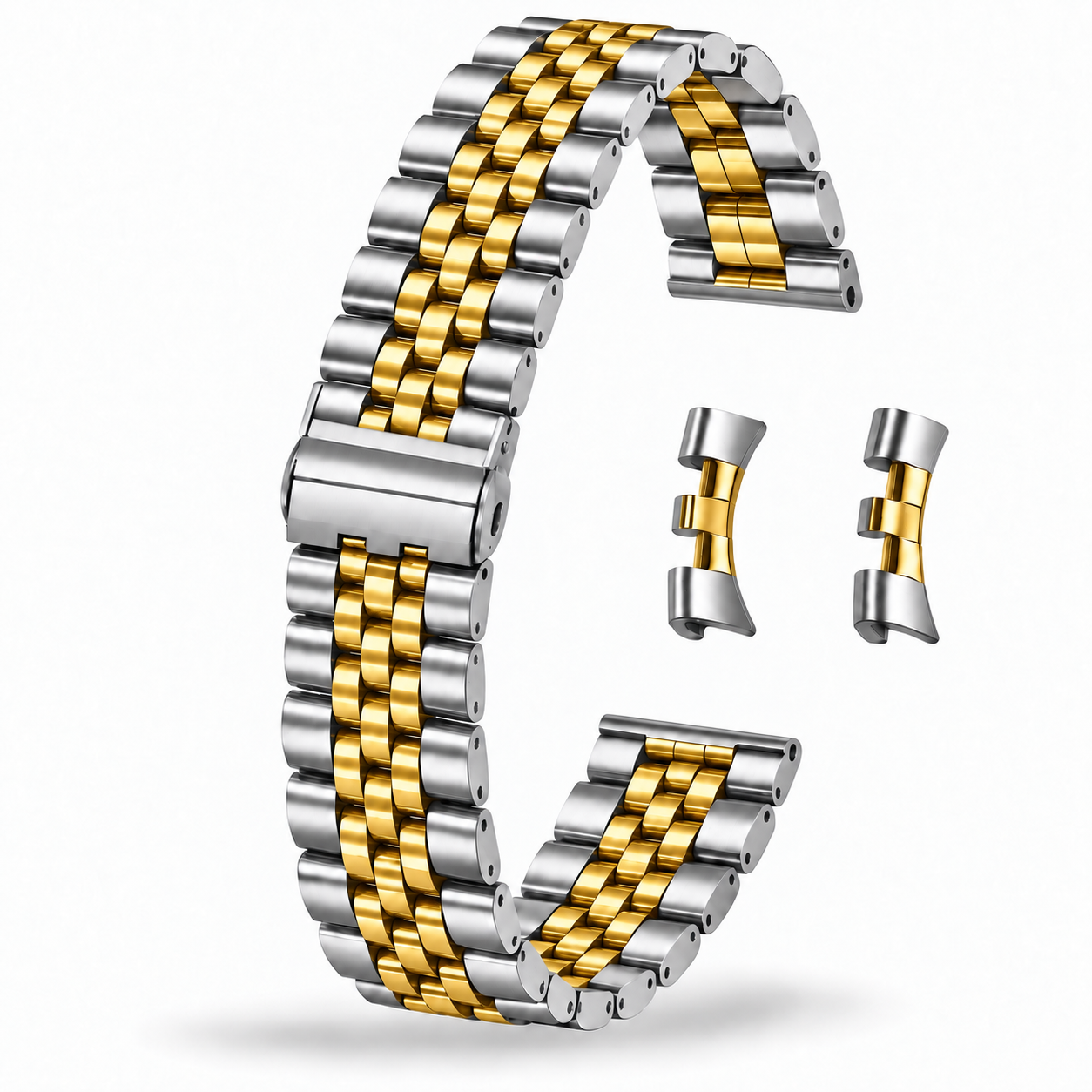 MJ-1001 Jübile Çelik Metal Kordon Çift Başlı - 18MM